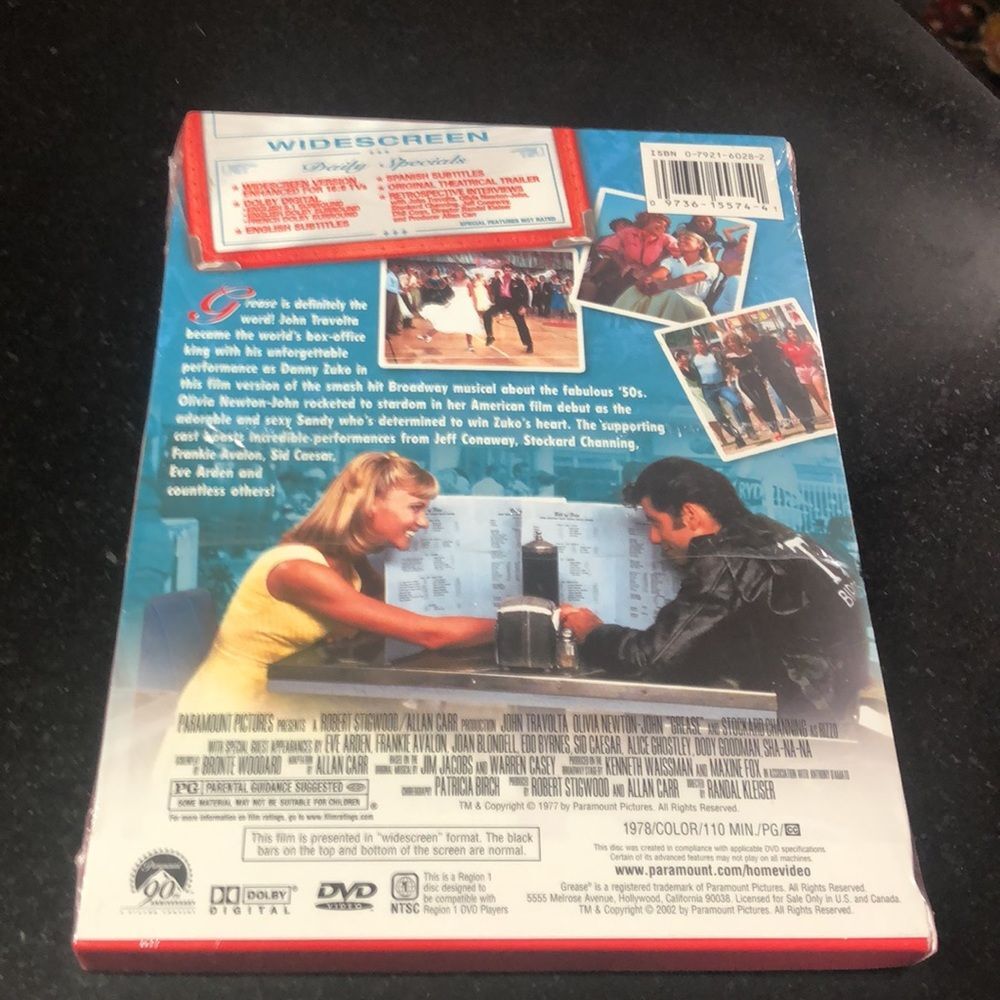Grease DVD surround sound 5.1 digitally remastered includes songbook wid… - Picture 3 of 4